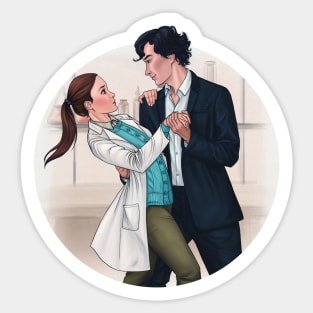 Sherlolly - Dancing in the morgue Sticker